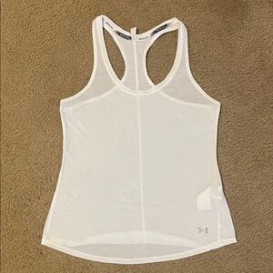 Under Armour Women's White Racerback Tank Top